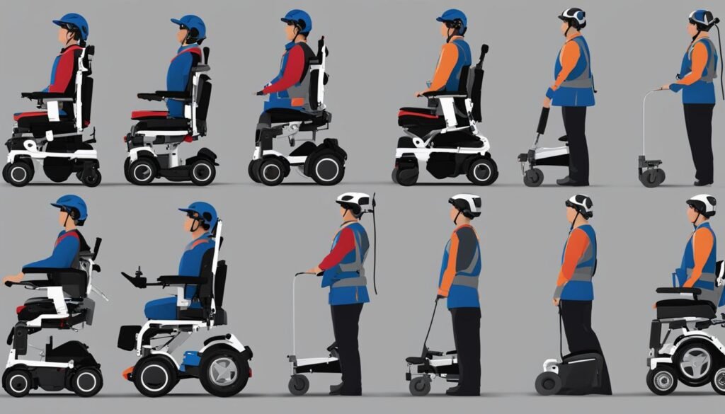 站立電動輪椅功能圖片