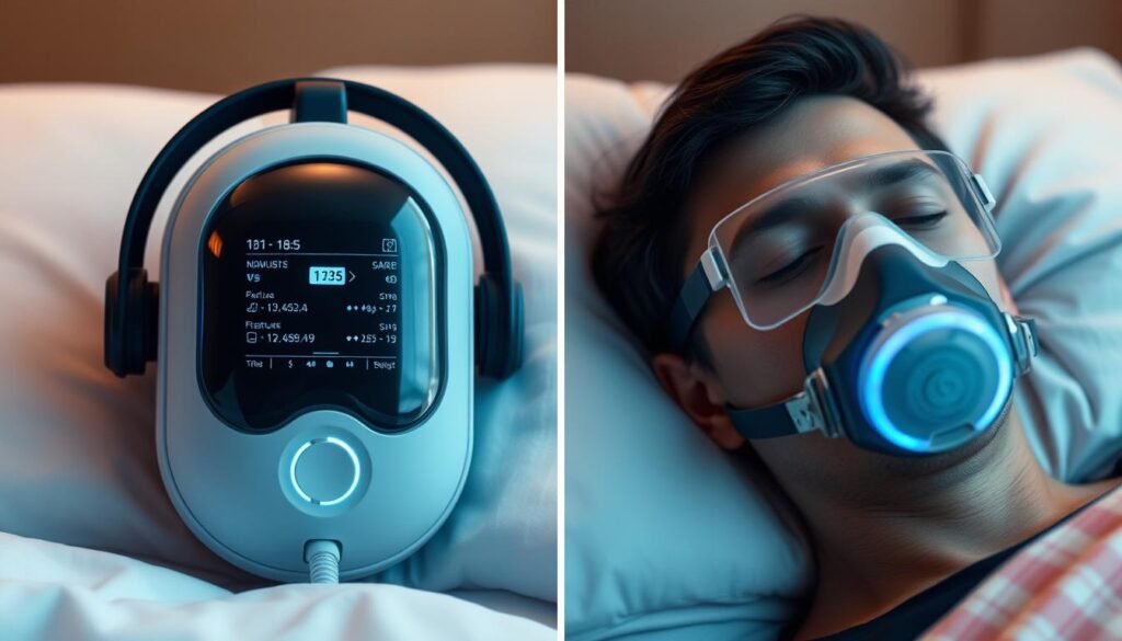 生成智能睡眠呼吸機和呼吸機的圖片