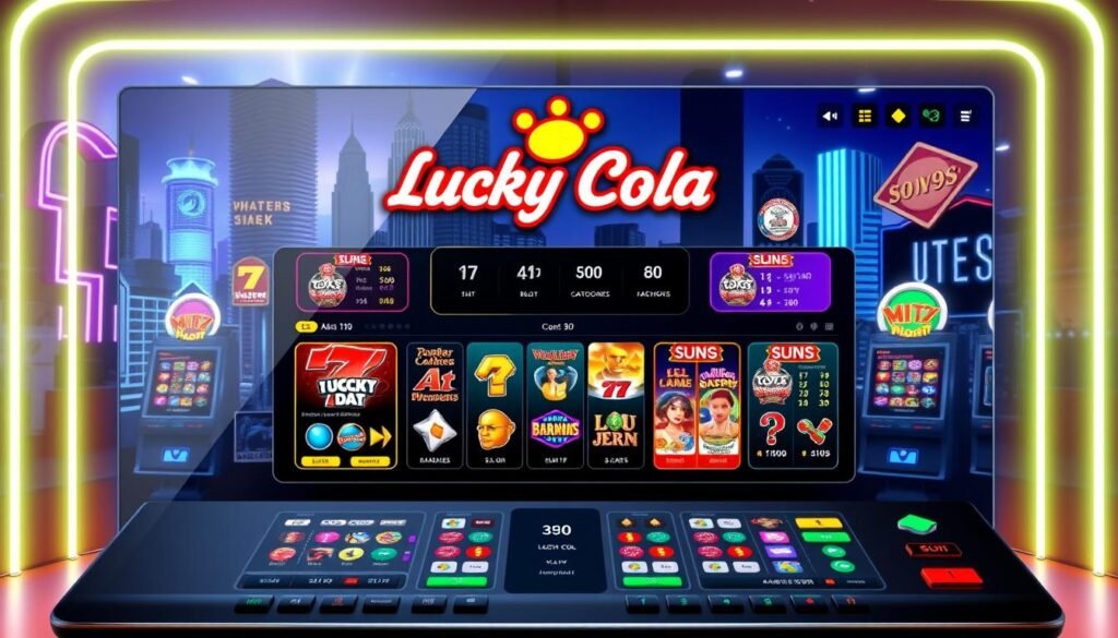 Lucky Cola Casino gaming interface