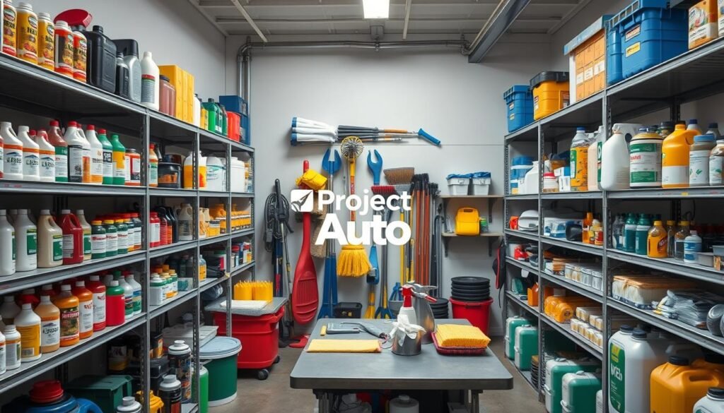 洗車用品存儲管理