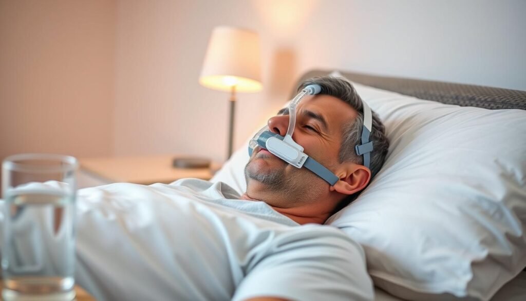 中年睡眠呼吸機使用